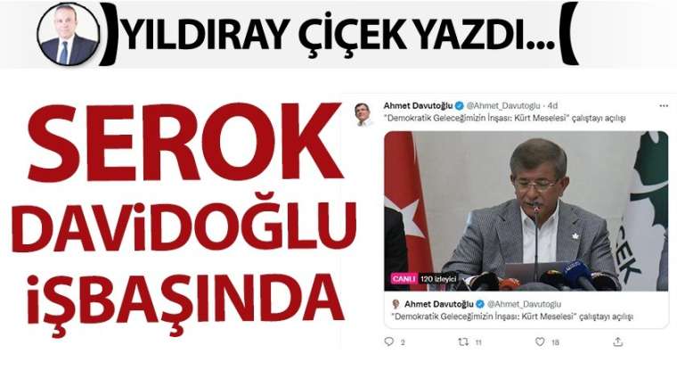 Serok Davidoğlu işbaşında!