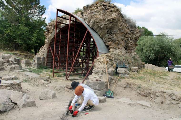 800 yıllık Selçuklu Sarayı'nda heyecanlandıran keşif 5