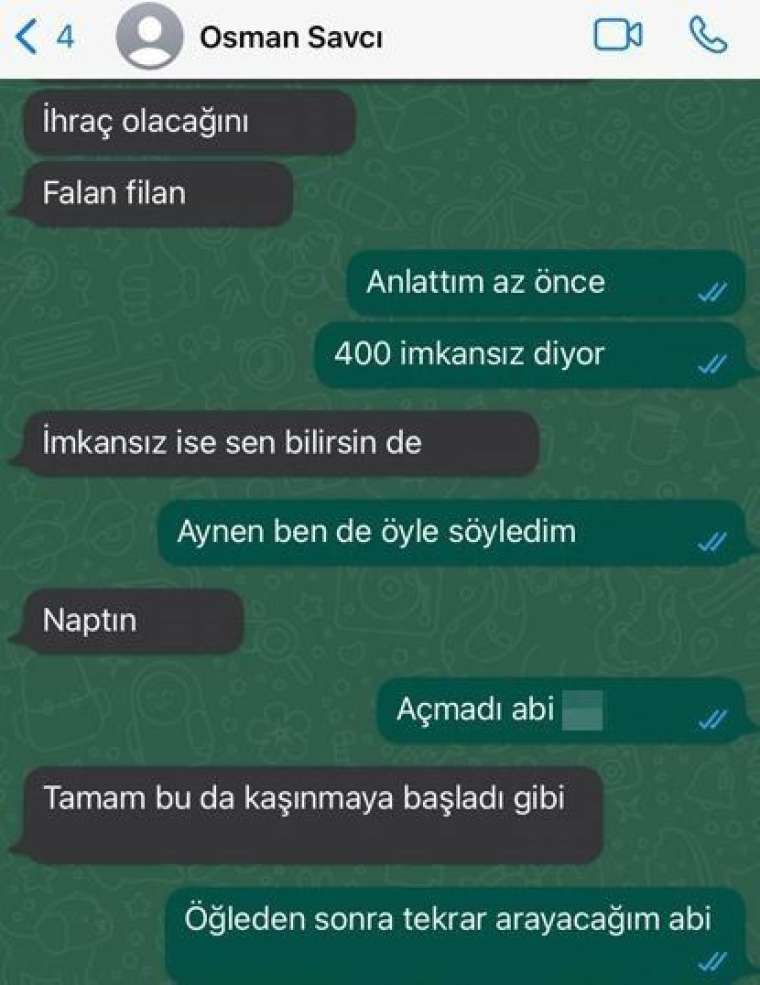 Uyuşturucu baronu savcı Osman Yarbaş'ın skandal WhatsApp yazışmaları ortaya çıktı! 12