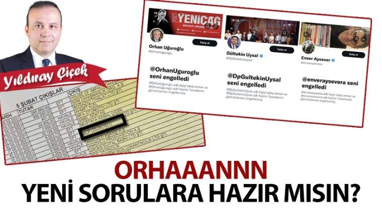 Orhaaannn yeni sorulara hazır mısın?