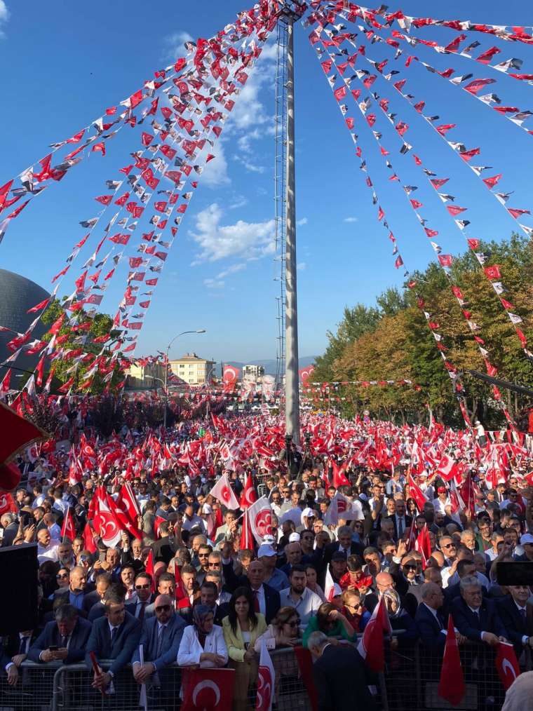 MHP Lideri Bahçeli, ikinci mitingini Bursa'da yapıyor 1