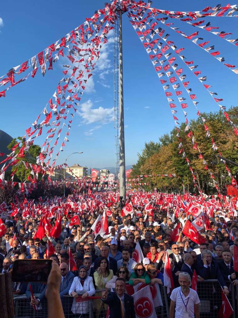 MHP Lideri Bahçeli, ikinci mitingini Bursa'da yapıyor 7