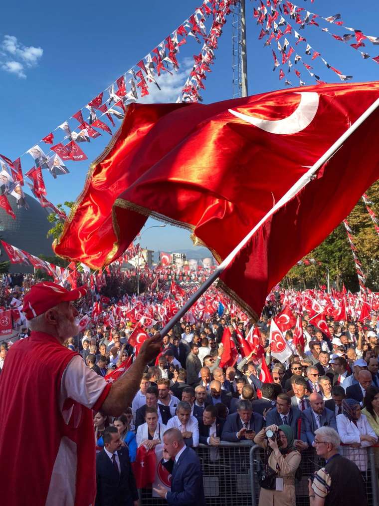 MHP Lideri Bahçeli, ikinci mitingini Bursa'da yapıyor 17