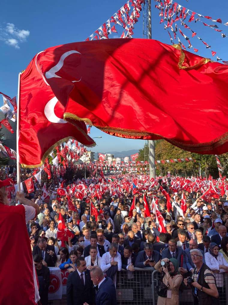 MHP Lideri Bahçeli, ikinci mitingini Bursa'da yapıyor 14