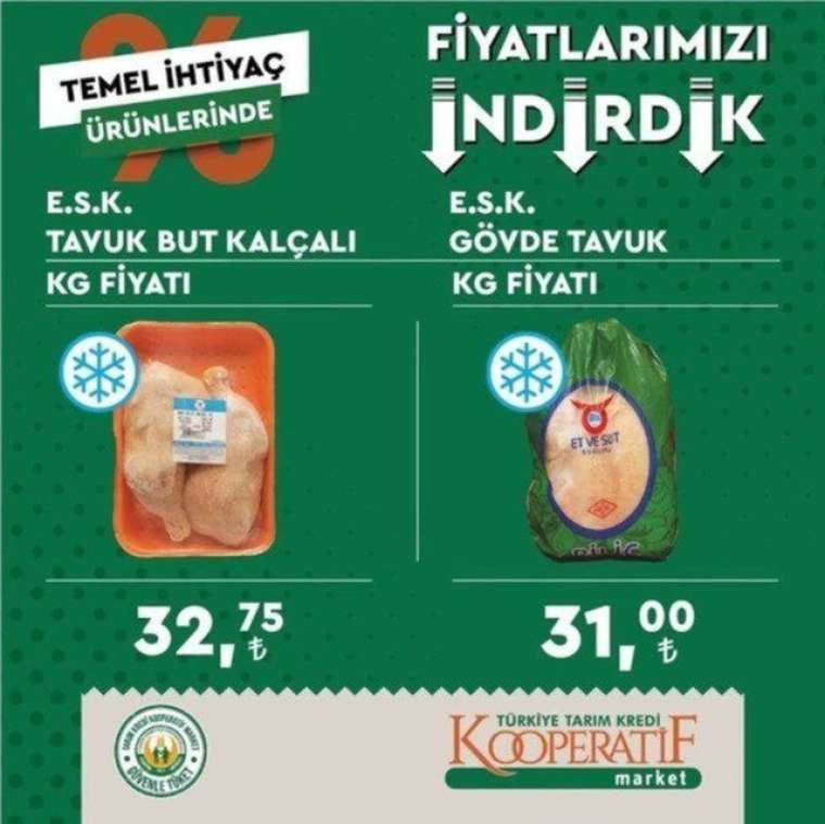 Tarım Kredi Kooperatif Marketlerinde Ekim fiyatları: Kırmızı ette yüzde 30-35 indirim! İşte liste... 15