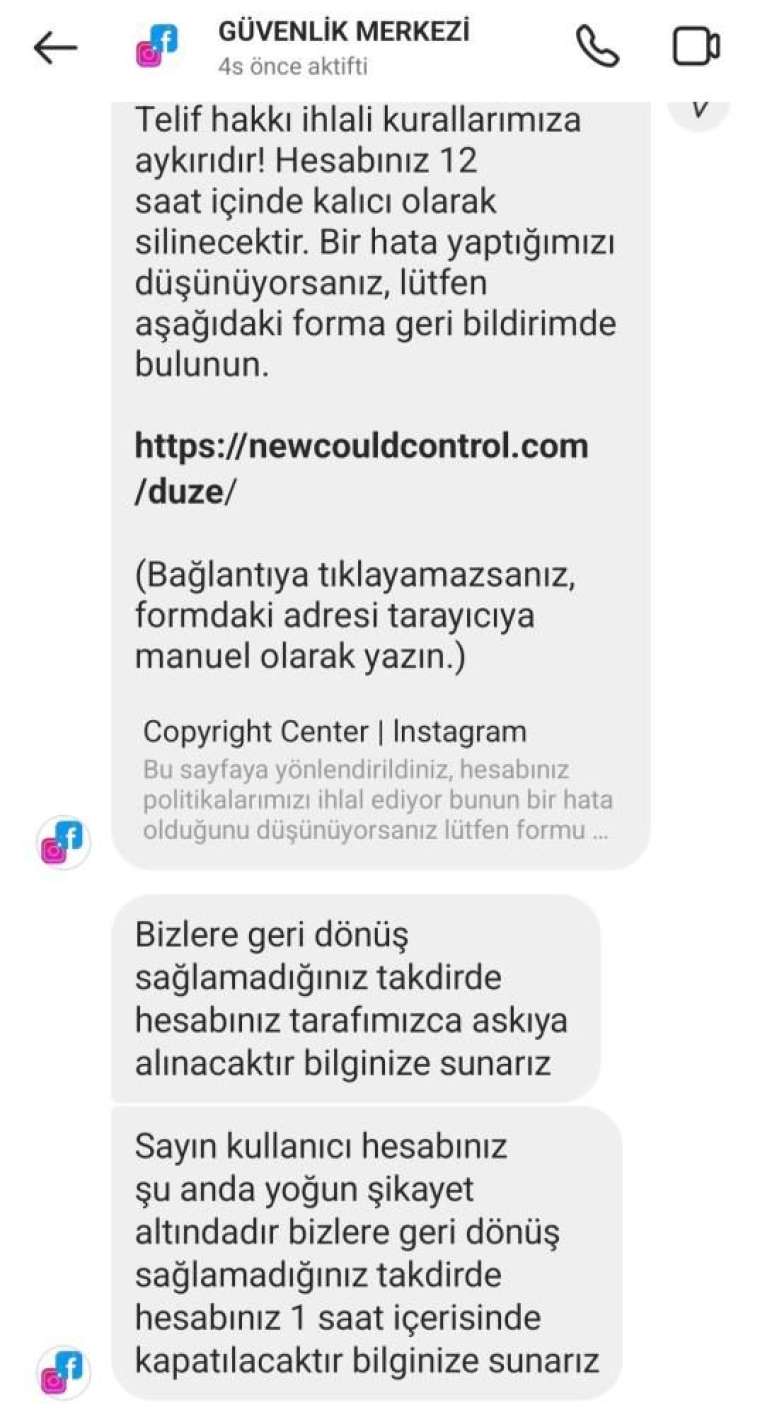 'Güvenlik ihlali yaptınız' mesajına dikkat! ‘Gördüğümde ben bile tedirgin oldum’ 1