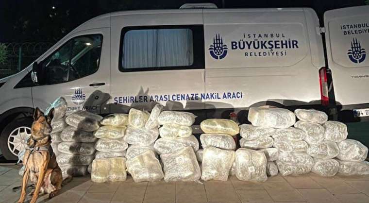 CHP'li İBB'nin cenaze aracından 144 kilo uyuşturucu çıktı 1