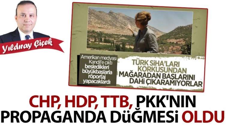 CHP, HDP, TTB PKK'nın propaganda düğmesi oldu