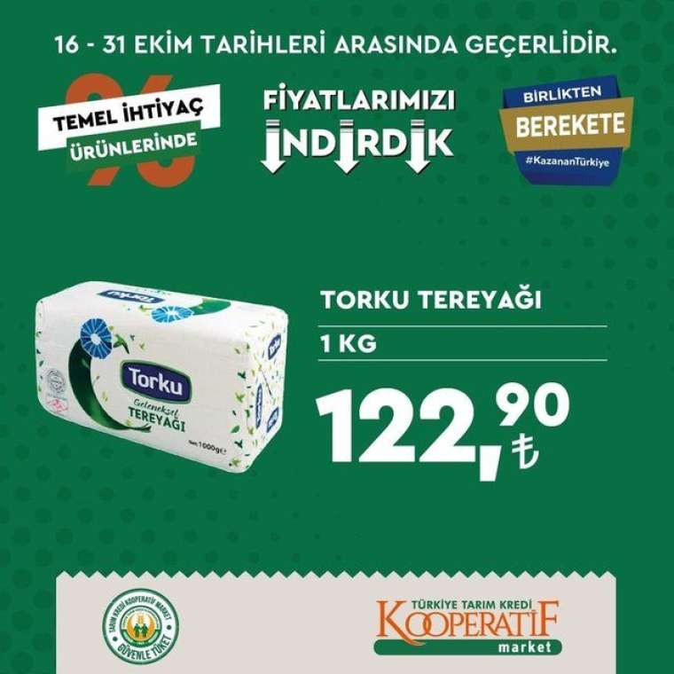 Tarım Kredi Kooperatif Market'te indirim rüzgarı esiyor! Son tarih 31 Ekim... 20