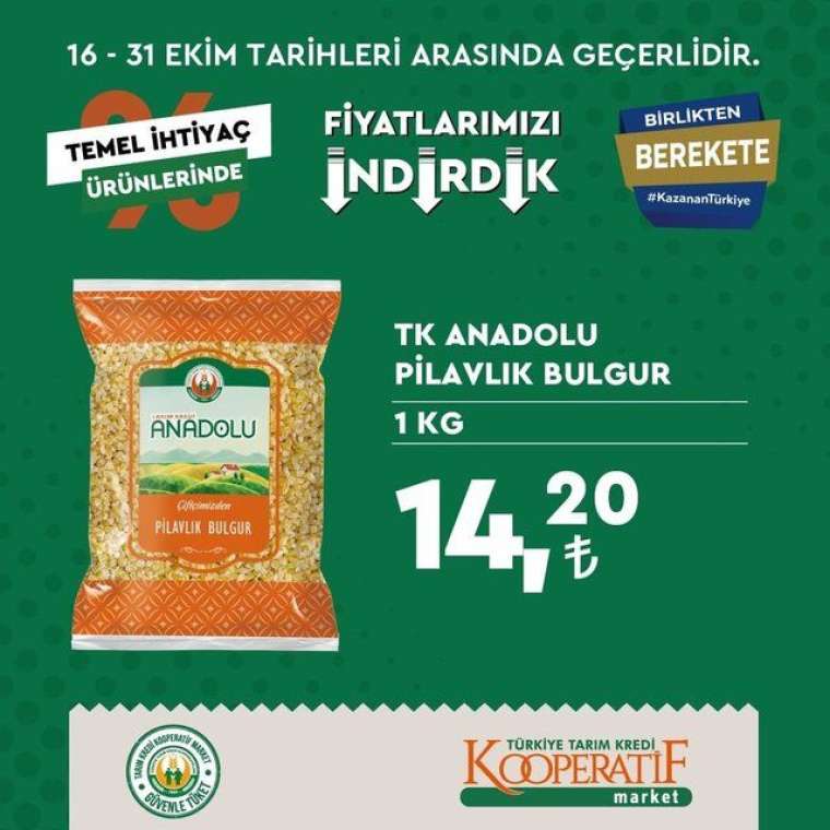 Tarım Kredi Kooperatif Market'te indirim rüzgarı esiyor! Son tarih 31 Ekim... 29