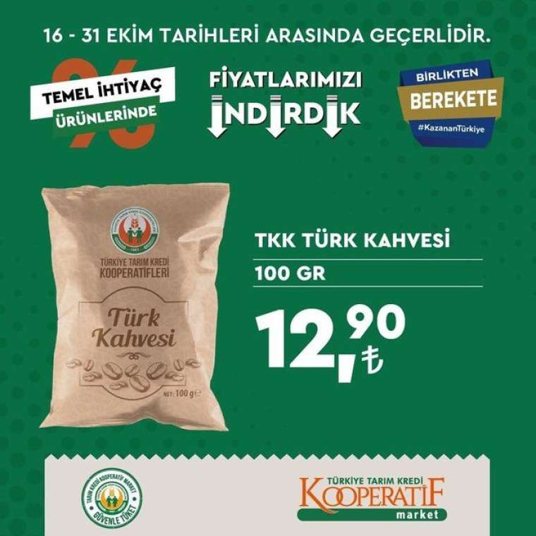 Tarım Kredi Kooperatif Market'te indirim rüzgarı esiyor! Son tarih 31 Ekim... 30