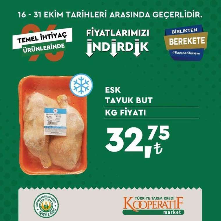 Tarım Kredi Kooperatif Market'te indirim rüzgarı esiyor! Son tarih 31 Ekim... 36