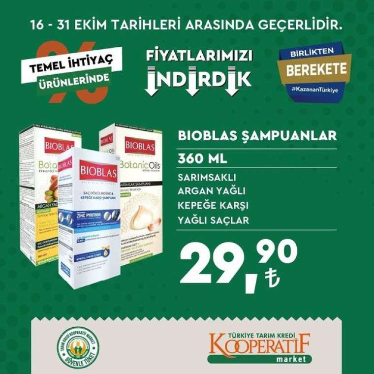 Tarım Kredi Kooperatif Market'te indirim rüzgarı esiyor! Son tarih 31 Ekim... 5