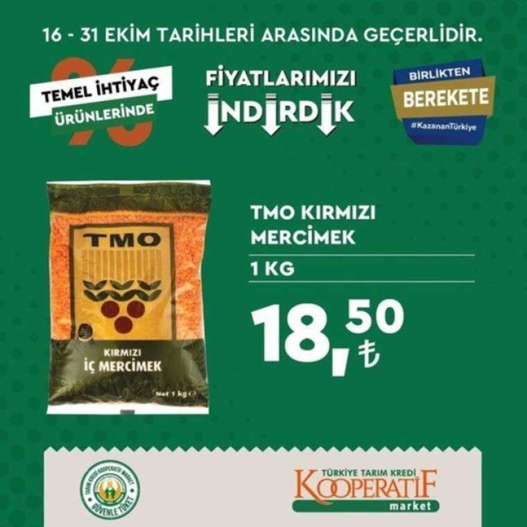 Tarım Kredi Market indirimli ürünler listesi yayında! Az süre kaldı... 15