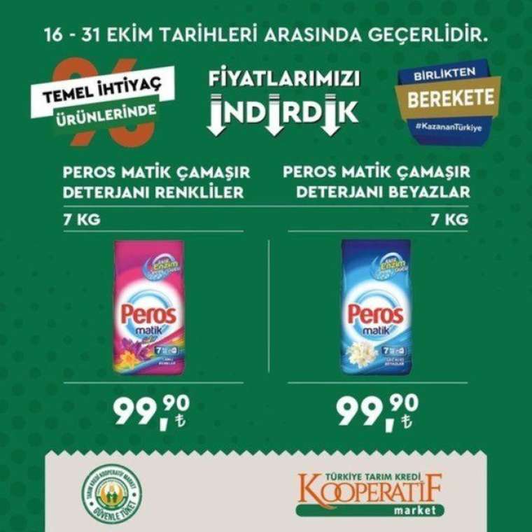 Tarım Kredi Market indirimli ürünler listesi yayında! Az süre kaldı... 36