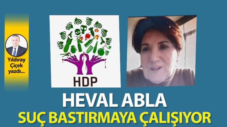 Heval abla suç bastırmaya çalışıyor