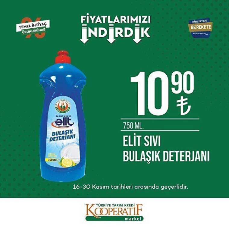 Tarım Kredi Kooperatif Market yeni indirimli ürünler listesi belli oldu 40