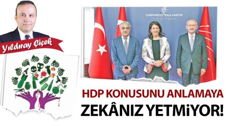 HDP konusunu anlamaya zekânız yetmiyor!