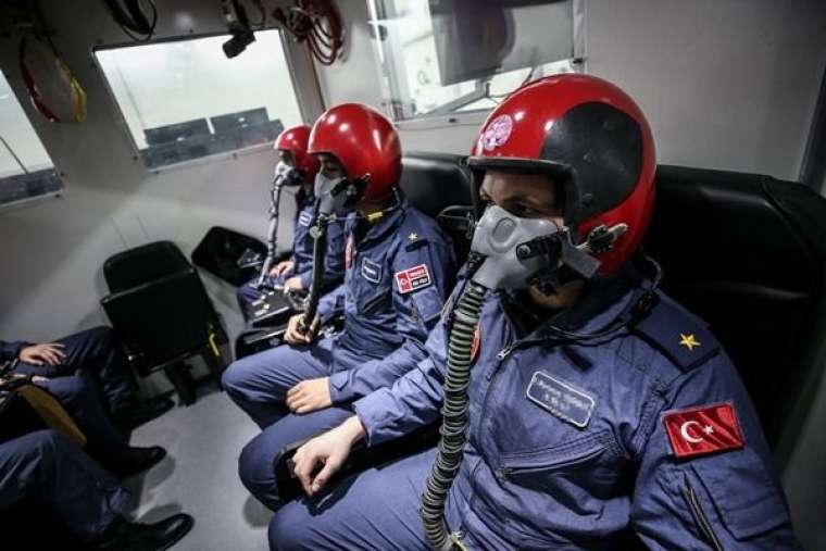 Türkiye'nin astronot adayları ilk kez görüntülendi... Uzay yolculuğuna böyle hazırlanıyorlar 14