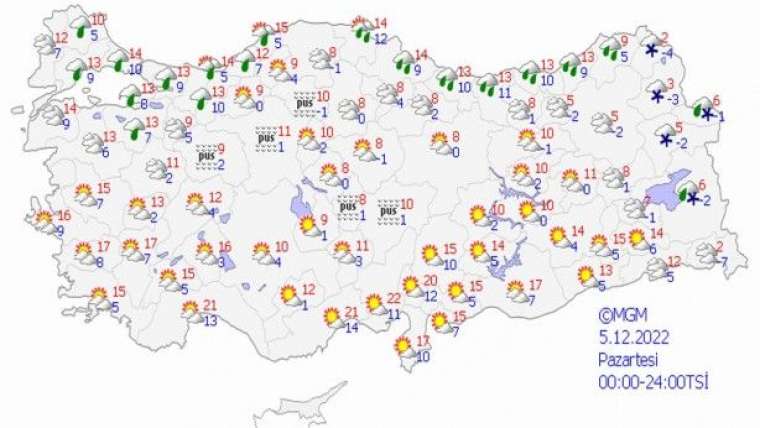 Sibirya kışı geliyor deyip uyardı! Aralarında İstanbul da var 10