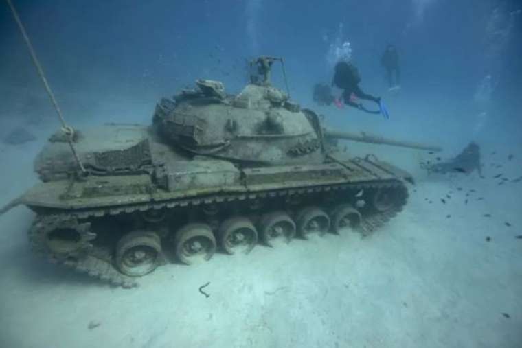 İşte batırılma nedeni! Akdeniz'in dibinde ABD yapımı tank 1