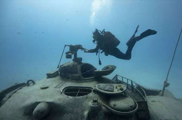 İşte batırılma nedeni! Akdeniz'in dibinde ABD yapımı tank 4