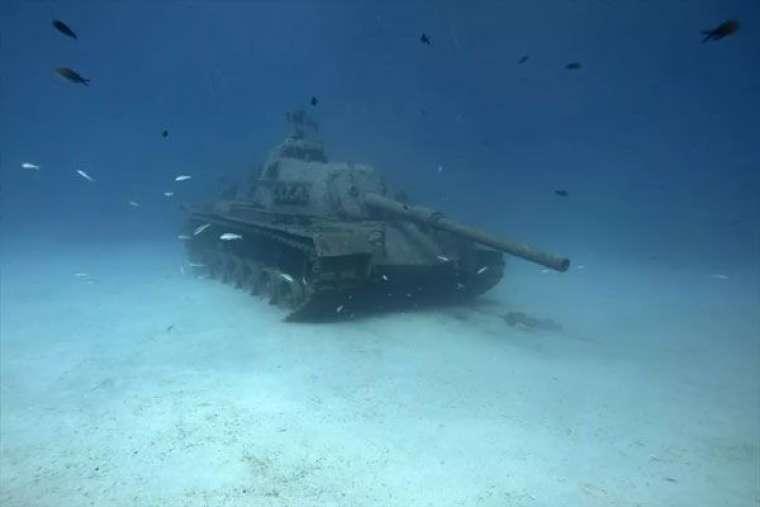 İşte batırılma nedeni! Akdeniz'in dibinde ABD yapımı tank 5