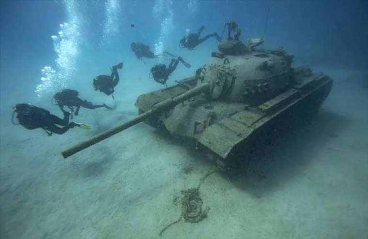 İşte batırılma nedeni! Akdeniz'in dibinde ABD yapımı tank 6