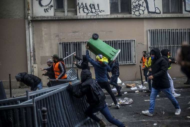 HDP'li Sezai Temelli'den skandal paylaşım: Bırakın Paris yansın 4