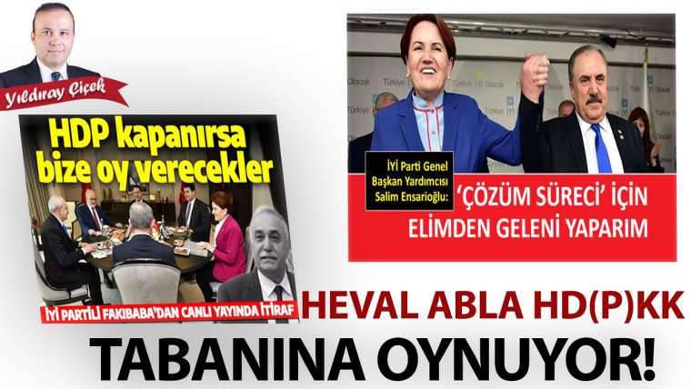 Heval abla HD(P)KK tabanına oynuyor!