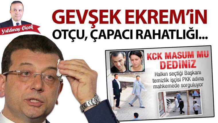 Gevşek Ekrem'in otçu, çapacı rahatlığı...