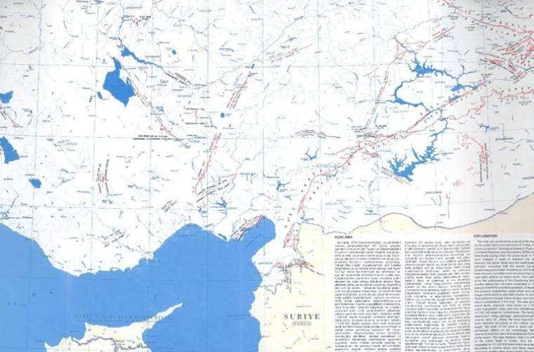 İşte en net Türkiye deprem haritası ve 6 bölgedeki diri fay hatları 6