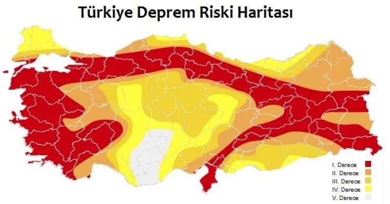 İşte en net Türkiye deprem haritası ve 6 bölgedeki diri fay hatları 12