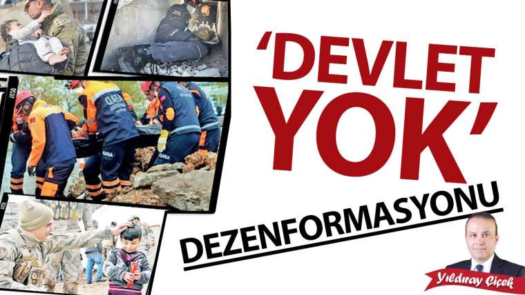 "Devlet yok" dezenformasyonu