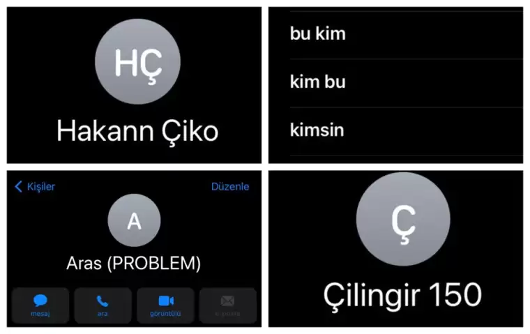 Telefon rehberimiz bizimle ilgili ne söylüyor? Lakaplar, açıklamalar... Ya bir başkasının 'Sakın Açma'sıysak' 2