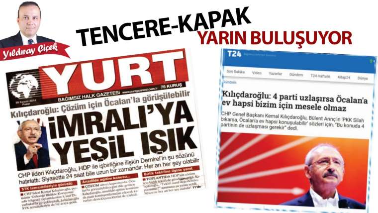 Tencere-kapak yarın buluşuyor