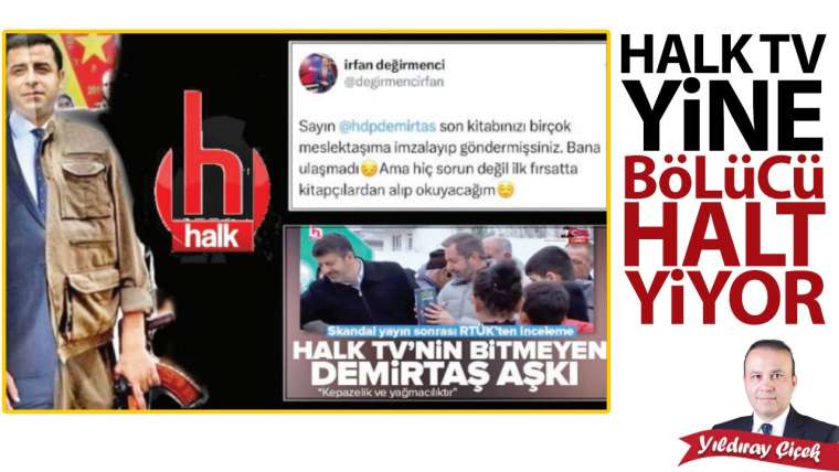 Halk TV yine bölücü halt yiyor