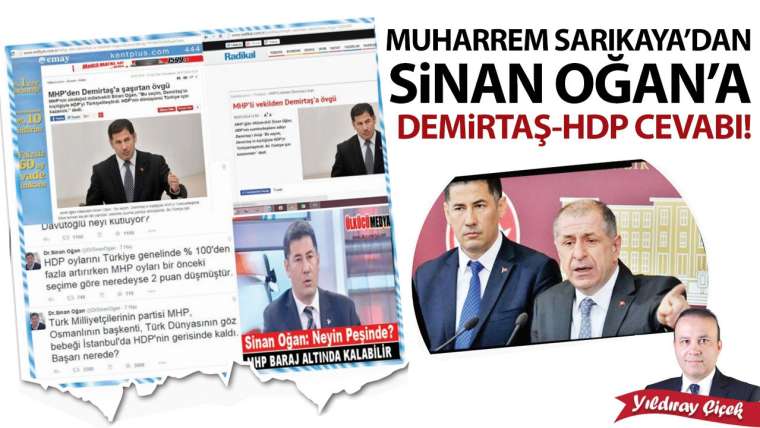 Muharrem Sarıkaya’dan Sinan Oğan’a Demirtaş-HDP cevabı!