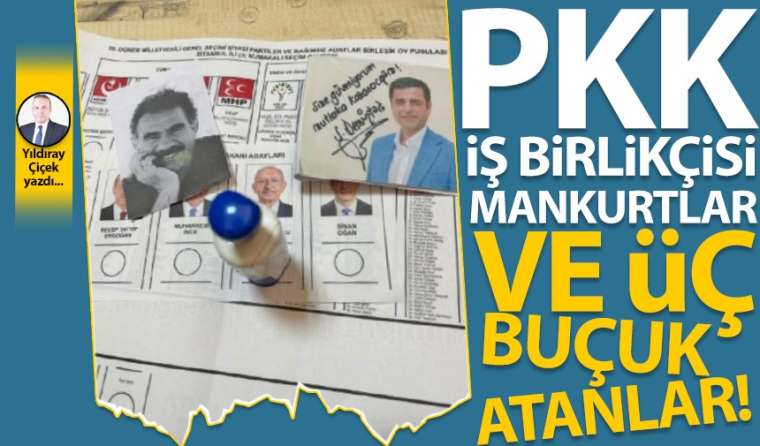 PKK iş birlikçisi mankurtlar ve üç buçuk atanlar!