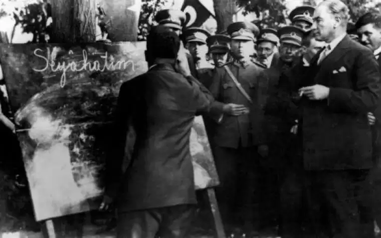 Kurucu irade Mustafa Kemal Atatürk'ün portresi! İşte Ata'nın gençlere son selamı... 16