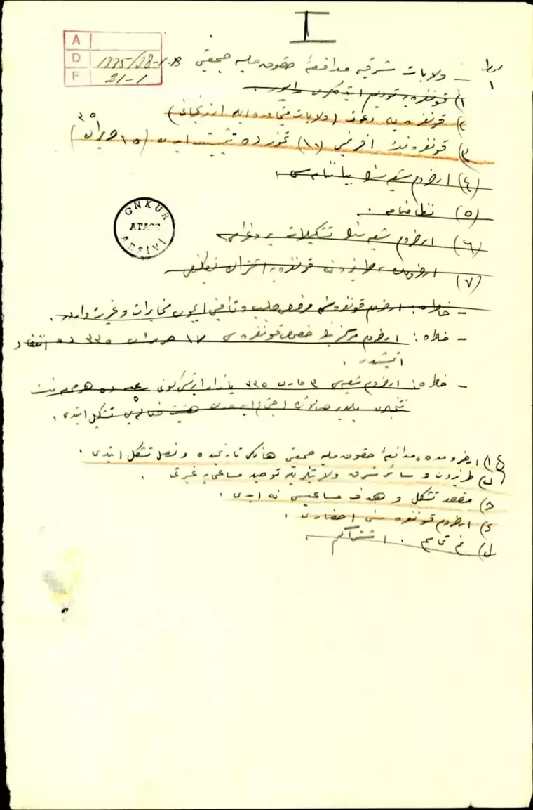 Atatürk'ün el yazısı notları Kurtuluş Savaşı'na dair detayları gün yüzüne çıkarıyor 21