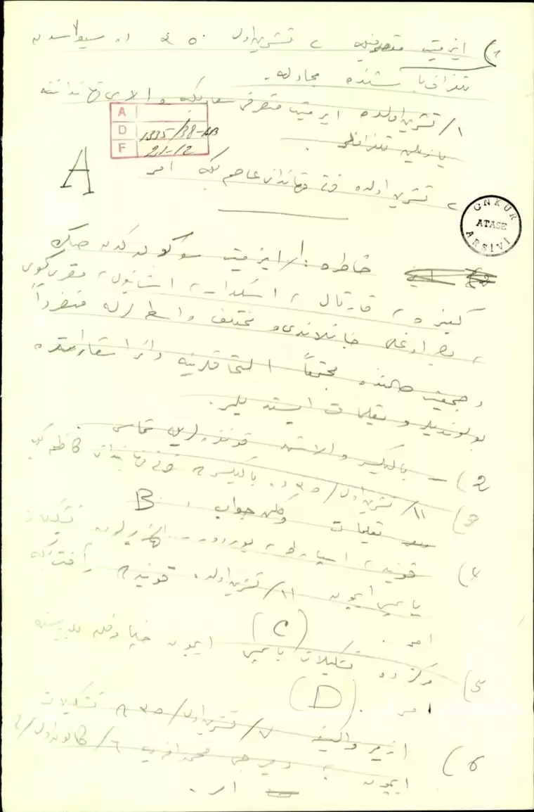 Atatürk'ün el yazısı notları Kurtuluş Savaşı'na dair detayları gün yüzüne çıkarıyor 28