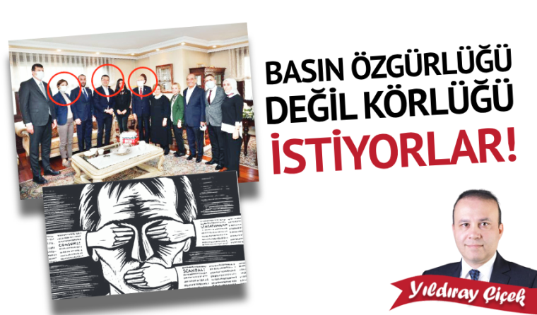 Basın özgürlüğü değil körlüğü istiyorlar!