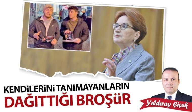 Kendilerini tanımayanların dağıttığı broşür