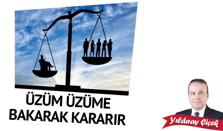 Üzüm üzüme bakarak kararır