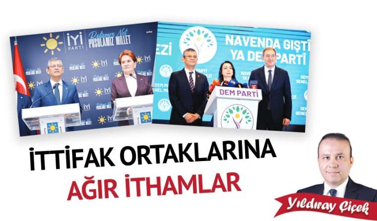 İttifak ortaklarına ağır ithamlar