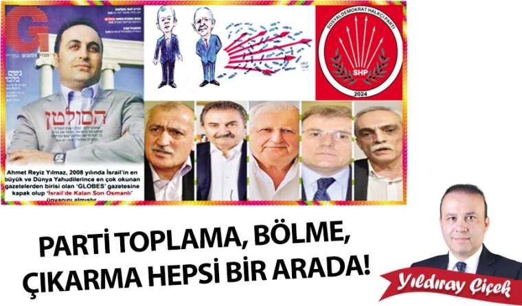 Parti toplama, bölme, çıkarma hepsi bir arada!