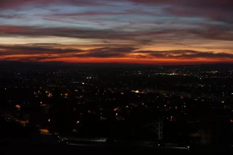 Eskişehir'de gün batımı görsel şölen oluşturdu 4