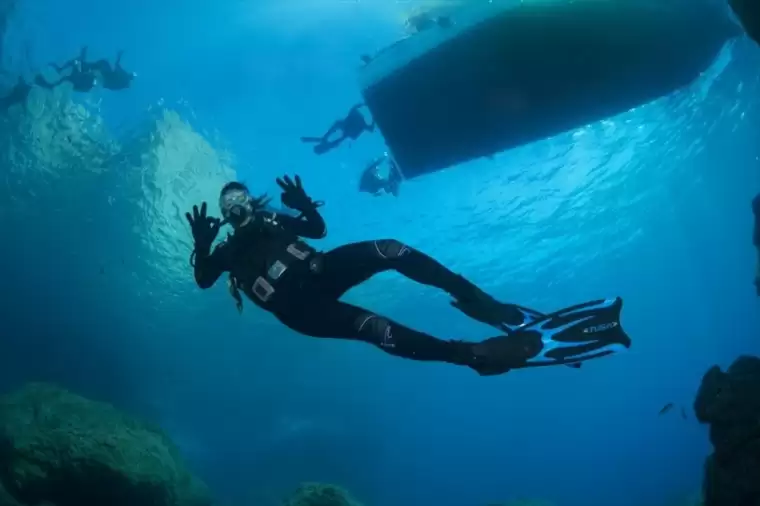 Antalya'da su altı zenginlikleri görsel şölen oluşturdu! 1