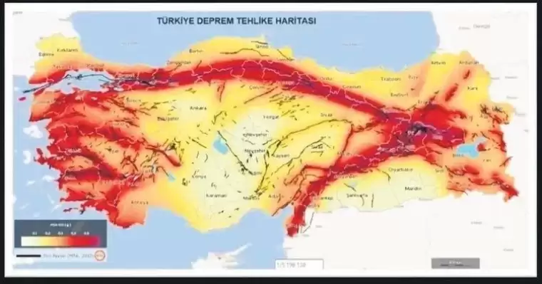 Deprem haritası değişti! İşte Türkiye'nin en güvenli illeri 7